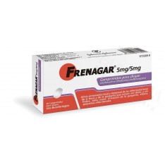 FRENAGAR 5 MG/5 MG COMPRIMIDOS PARA CHUPAR, 20 COMPRIMIDOS