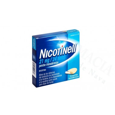 NICOTINELL 21 MG/24 HORAS PARCHE TRANSDERMICO , 28 PARCHES
